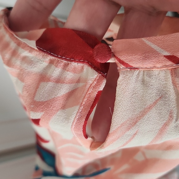 JOIE | Sheer Silk Tropical Blouse - Picture 10 of 12